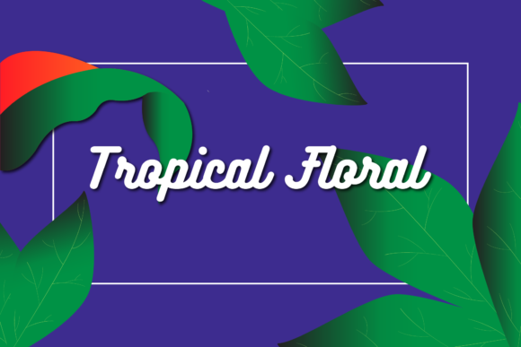 Embrace the Vibrant Elegance of Frame Floral Tropical Summer