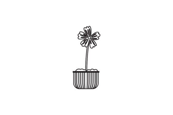 Explore the Elegance of Floral Line Style Illustrations