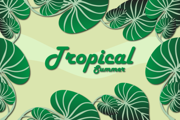 Explore the Versatility of Tropical Summer Floral Leaf