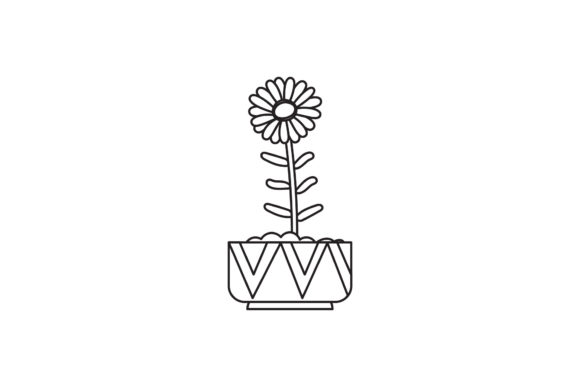 Floral Icons Illustration Line Style: A Versatile Design Asset for Your Creative Projects