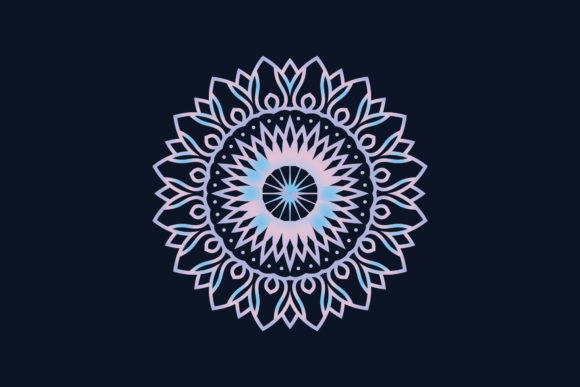 Floral Mandala Graphic Illustration