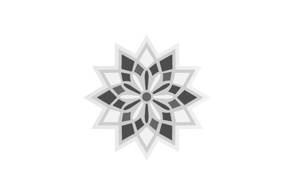 Monochrome Decorative Floral Design: A Timeless and Versatile Choice