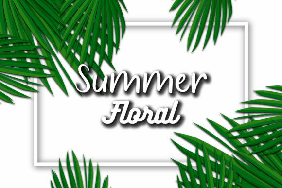 Tropical Floral Summer Design Art: A Burst of Color and Creativity